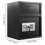 Digital depositar Safe Electronic Code Lock, Deposit Safe med