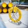 Fish Tape Puller Fiberglass 200mx7,9mm (656 ft 5/16 in) Wire Cable Running Duct Rodder