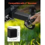 Trailer Hitch, Tri-Ball Mount with Hook & Pin, Trailer Ball Size 1-7/8", 2" and 2-5/16", Fit 2-Inch Hitch Receiver, Max 10,000 l