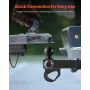 Trailer Hitch 2 "Modtager 1-7/8" & 2 "& 2-5/16" Tri-Ball Hitch