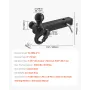 Trailer Hitch 2 "Modtager 1-7/8" & 2 "& 2-5/16" Tri-Ball Hitch