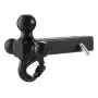 Trailer Hitch, Tri-Ball Mount with Hook & Pin, Trailer Ball Size 1-7/8", 2" and 2-5/16", Fit 2-Inch Hitch Receiver, Max 10,000 l