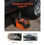 Elbil Jack 5 ton /11000 lbs bærbart Jack Kit med fjernbetjening