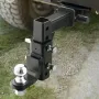 Justerbar trailer Hitch 2 "Modtager 9" Drop Ball Mount Hitch