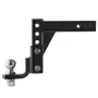 Adjustable Trailer Hitch, Fit 2-Inch Receiver, Trailer Hitch Ball Mount with 2-Inch Ball & Pin, 7500 lbs Capacity Ball Hitch, 9-