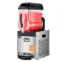 Commercial Slushy Machine, 12L Single Tank Frozen Drink Machine, 48 Cups Stainless Steel Margarita Smoothie Frozen Drink Maker, 