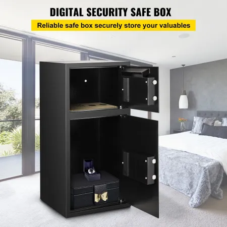 33 "Digital dobbeltdør Safet Depository Box Safes Cash Office