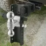 Justerbar trailer Hitch 2 "Modtager 8" Drop Tri-Ball Hitch