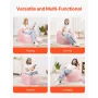 Bean Bag Chair, 3 feet Round Bean Bag Chair with Removable and Washable Cover, 25D Memory Foam Filled with Soft and Smooth Dutch