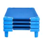 Stackable Kiddie Cot 52 "X 23" Daycare Nap Coter til Kids Blue