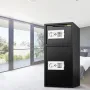 74 L Digital Double Door Safe Depository Box Gun Safes Cash Office Security Lock Strong Iron Larger Digital Safe Box
