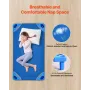 Stackable Kiddie Cot 42 "X 23" Daycare Nap Coter til Kids Blue