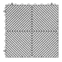 Interlocking Drainage Mat, 15.7” x 15.7” Modular Interlocking Cushion, 24 Pcs Splicing Drainage Mats, Non-Slip Gray PP Drainage 