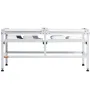 Washing Machine Stand, 48.5x25-Inch Washer Laundry Pedestal, 590LBS Load Capacity Washer And Dryer Pedestal Base with Double Tra