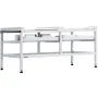 Vaskemaskine Stand piedestal 48,5x25 tommer 590 lb med