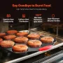 Baking Pans Set, 10-Piece, Nonstick Carbon Steel Cookware Sheets & Trays, Stackable Kitchen Oven Bakeware Cooking Sets with Sili