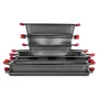 Baking Pans Set, 10-Piece, Nonstick Carbon Steel Cookware Sheets & Trays, Stackable Kitchen Oven Bakeware Cooking Sets with Sili