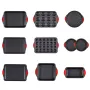 Baking Pans Set, 10-Piece, Nonstick Carbon Steel Cookware Sheets & Trays, Stackable Kitchen Oven Bakeware Cooking Sets with Sili