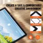 Light Board, A4 LED Light Pad with 5 Level Dimmable Brightness, Rechargeable Light Table for Tracing, Light Box for Diamond Pain