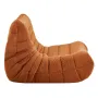 Bean Bag Chair, L-Shaped Bean Bag Chair with Soft Armrests and Storage Pocket, 25D Memory Foam Filled with Soft Teddy Velvet Cov