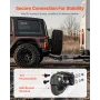 Pintle Hitch Trailer Hitches-modtager til 2,5 "-3" Lunette Ring