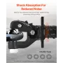 Pintle Hitch Combination 2 "Hitch Ball for 2,5" -3 "Lunette
