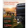 Pintle Hook, 30000 lbs Towing Capacity, Trailer Hitches Receiver Hook Combination 2-5/16-inch Hitch Ball, Fits 2.5 to 3-inch Lun