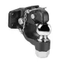 Pintle Hook, 30000 lbs Towing Capacity, Trailer Hitches Receiver Hook Combination 2-5/16-inch Hitch Ball, Fits 2.5 to 3-inch Lun