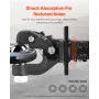 Pintle Hitch 2-5/16 "Mount Hitch Ball til 2,5" -3 "Lunette Ring