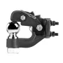 Pintle Hook, 20000 lbs Towing Capacity, Trailer Hitches Receiver Hook Combination 2-5/16-inch Hitch Ball, Fits 2.5 to 3-inch Lun