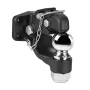 Pintle Hook, 20000 lbs Towing Capacity, Trailer Hitches Receiver Hook Combination 2-5/16-inch Hitch Ball, Fits 2.5 to 3-inch Lun