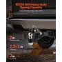 Pintle Hitch 2 inches Modtager Hook 2,5-3 tommer Lunette Ring