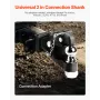 Pintle Hitch 2 inches Modtager Hook 2,5-3 tommer Lunette Ring