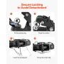 Pintle Hitch 2 inches Modtager Hook 2,5-3 tommer Lunette Ring