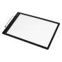 A2 LED Light Board Genopladelig sporingspude 6 Niveau Dæmpbar