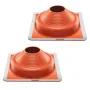 2 pcs metal tagrør blinkende bagagerum Fit 6-3/4 "-14" Rør Høj
