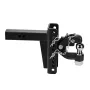 Adjustable Pintle Hook, 20000 lbs, Pintle Hook Hitch for 2-inch Hitch Hook Military Receiver, Combination 2-inch Hitch Ball, Fit