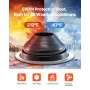 2 Pcs Roof Pipe Flashing Boots, Fit Pipe OD 6" to 11", Flexible EDPM Roofing Jack Pipe Flashing, High Temp -67℉ to 212℉, Endurab