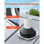 2 Pcs Roof Pipe Flashing Boots, Fit Pipe OD 6" to 11", Flexible EDPM Roofing Jack Pipe Flashing, High Temp -67℉ to 212℉, Endurab