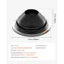 2 Pcs Roof Pipe Flashing Boots, Fit Pipe OD 6" to 11", Flexible EDPM Roofing Jack Pipe Flashing, High Temp -67℉ to 212℉, Endurab