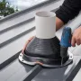 2 Pcs Roof Pipe Flashing Boots, Fit Pipe OD 6" to 11", Flexible EDPM Roofing Jack Pipe Flashing, High Temp -67℉ to 212℉, Endurab