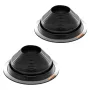 2 Pcs Roof Pipe Flashing Boots, Fit Pipe OD 6" to 11", Flexible EDPM Roofing Jack Pipe Flashing, High Temp -67℉ to 212℉, Endurab