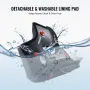 Motorcycle Helmet, Full Face, Smart Street ABS & High Density Helmet with Bluetooth Slot & Interchangeable Lens, DOT Approved Co