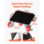 Furniture Dolly, Maximum Load 1200 lbs, Heavy Duty Furniture Movers with 5 360° Rotation Wheels, Carbon Steel Panel, Furniture L