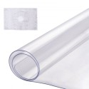 PVC Table Protector 14x24 Inch Clear Plastic Desk Protector 1.5mm Thick