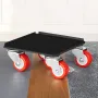 Møbler dolly tunge møbler mover med 5 hjul 1200 lbs kapacitet