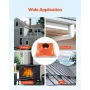 Metal tagrør blinkende bagagerummet 10 "-18" rørhøjt temp