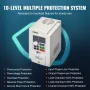 VFD 4HP, 3KW, 14A, 1 or 3 Phase AC 220V Input to 3 Phase AC 0~220V Output Variable Frequency Drive, 50/60Hz Input, 0-2000Hz Outp
