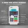 VFD 5HP, 4KW, 8.5A, 3 Phase AC 380V Input to 3 Phase AC 0 - 380V Output Variable Frequency Drive, 50/60Hz Input, 0-2000Hz Output
