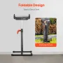 Roller Stand, 113 kg(250 lb) Load Capacity, 69-109 cm(27 in-43 in) Adjustable Height, Folding Heavy Duty with Edge Guides & 29 c